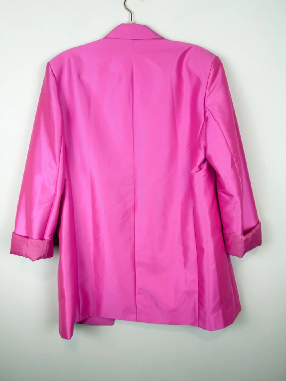 ASOS Design Ultimate Oversized Grandad Blazer in Hot Pink‎ Size 2